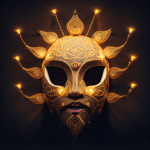 FutureMike_a_mysterious_porcelain_shaman_mask_closeup_symmetric_aa3c7862-48e4-470c-b395-ece2f14121a4