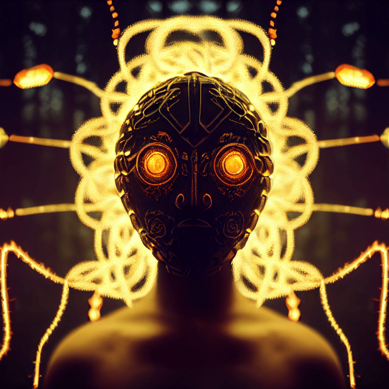 FutureMike_a_mysterious_shaman_braids_mask_closeup_symmetrical__cb83ca0b-599c-4a44-9969-8e6bb5197207