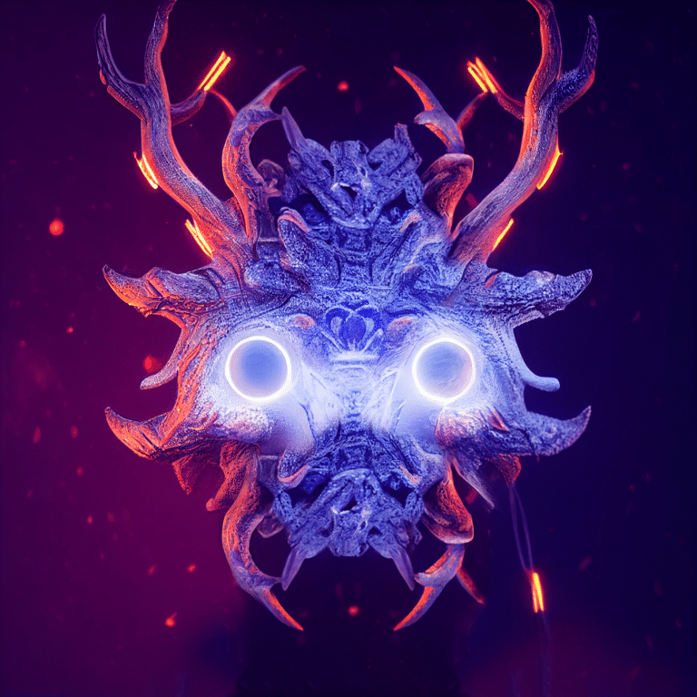 FutureMike_a_mysterious_shaman_storm_mask_closeup_symmetrical_i_1cff4019-78c0-45e8-b747-64168a587433