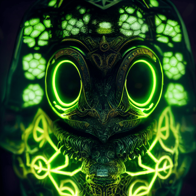 FutureMike_a_mysterious_slavic_shaman_mask_closeup_symmetrical__8a04e3c3-4f53-4d97-a904-2c226e24458d