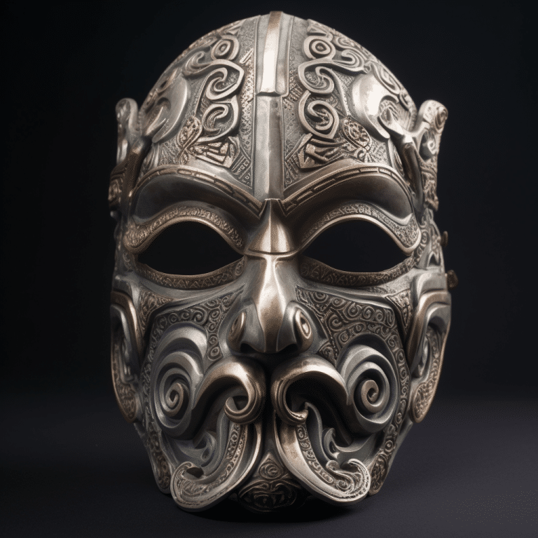 FutureMike_traditional_archetypal_mask_forged_and_molded_from_a_79a97490-7be3-430c-a842-77de46f8bb60