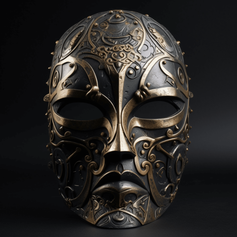 FutureMike_traditional_archetypal_mask_forged_and_molded_from_a_dc0818e2-fa34-451c-8a6e-612d0f801cee